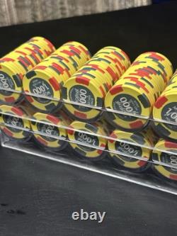 400 Ceramic Poker Chip Set Comes With Copac Cards and 20 Plaques