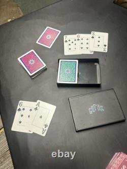 400 Ceramic Poker Chip Set Comes With Copac Cards and 20 Plaques