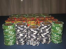 497 Poker Chip Set Porter House Casino, Moses Lake, WA. New Chipco Chips Rare