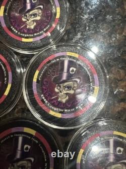 $5 PIONEER CASINO 6 Chip Set POKER CHIP LAUGHLIN NEVADA RIVER RUN CARNIVAL 2006