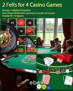 5 in 1 Casino Game Pro Set 100 Pro Poker Chip, Blackjack+Roulette Wheel+Crap 5 in 1 Casino Game Pro Set 100 Pro Poker Chip, Blackjack+Roulette Wheel+Crap
