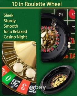 5 in 1 Casino Game Pro Set 100 Pro Poker Chip, Blackjack+Roulette Wheel+Crap 5 in 1 Casino Game Pro Set 100 Pro Poker Chip, Blackjack+Roulette Wheel+Crap