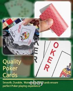 5 in 1 Casino Game Pro Set 100 Pro Poker Chip, Blackjack+Roulette Wheel+Crap 5 in 1 Casino Game Pro Set 100 Pro Poker Chip, Blackjack+Roulette Wheel+Crap