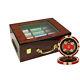500 14g Ace Casino Clay Poker Chips Set High Gloss Photo Frame Wood Case