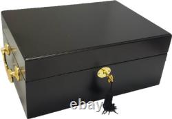 500 14g Monte Carlo Poker Club Chips Set Black Wood Case