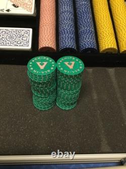 500 Chip All-In Clay Set. Heavy 10.22 Weight Per Chip and new 2 Deck Copag Set