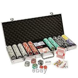 500 Count Ace Casino Poker Set 14 Gram Clay Composite Chips with Aluminum