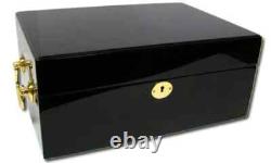 500 Count Black Mahogany Wooden Poker Chips Set Storage Case New