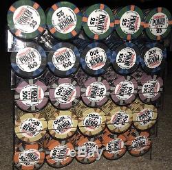 500 Count Tournament Poker Chip Set (China Clay)