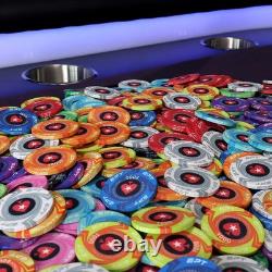 500 EPT Poker Chips Set Ceramic with 5 new dedicated chip cases (for 100 chips)