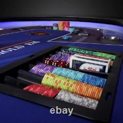 500 EPT Poker Chips Set Ceramic with 5 new dedicated chip cases (for 100 chips)