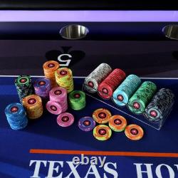 500 EPT Poker Chips Set Ceramic with 5 new dedicated chip cases (for 100 chips)