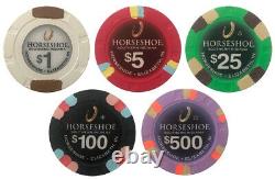 500 Horseshoe Casino Paulson Poker Chips Set