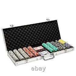 500 Las Vegas Poker Chip Set 14 Gram Heavy Weighted Poker Chips