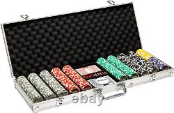 500 Las Vegas Poker Chip Set 14 Gram Heavy Weighted Poker Chips