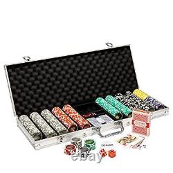 500 Las Vegas Poker Chip Set 14 Gram Heavy Weighted Poker Chips