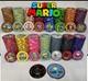 500 Mario Themed Ceramic Poker Chips With Case (build Your Set)