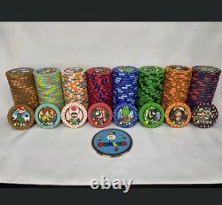 500 Mario Themed Ceramic Poker Chips With Case (build Your Set)
