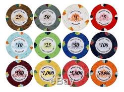 500 Monaco Casino 13.5g Clay Poker Chips Set (Choose Colors)