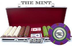 500 PC'The Mint' 13.5 gram Poker Chip Set Aluminum Case
