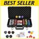500 PCS Professional Poker Chip Set with 14g Clay Chips Ideal for Gatherings
