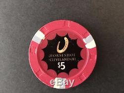 500 Paulson poker chip set, Horseshoe Cleveland. Instant cash game box