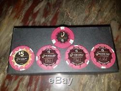 500 Paulson poker chip set, Horseshoe Cleveland. Instant cash game box