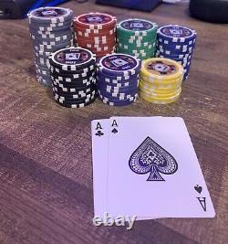 500 Piece Big Slick 11.5g Poker Chip Set