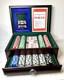 500 Piece Executive Poker Set, DaVinci Unopened Chips Perfect Condition, Retired
