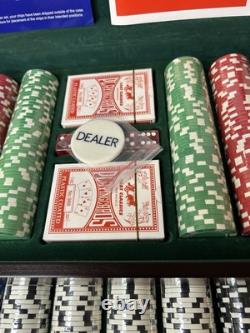 500 Piece Executive Poker Set, DaVinci Unopened Chips Perfect Condition, Retired