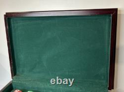 500 Piece Executive Poker Set, DaVinci Unopened Chips Perfect Condition, Retired