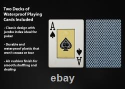 500 Piece Monte Carlo Low Denomination Poker Chip Set 14g Heavy Clay Casino