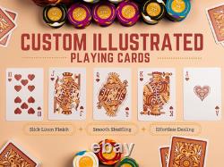 500 Piece Poker Set with Numbered Values 14 Gram 40 Mm Clay Poker Chips Dura