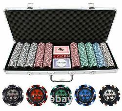 500 Piece Pro Poker Clay Poker Set