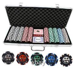 500 Piece Pro Poker Clay Poker Set