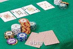 500 Piece Pro Poker Clay Poker Set Heavy weight clay chips 500pcs Model B