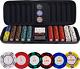 500 Poker Chip Set 14G Clay Chips for Texas Holdem, Includes Accessories