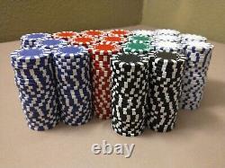 500 Poker Chips Set + Playing Cards Suited Design