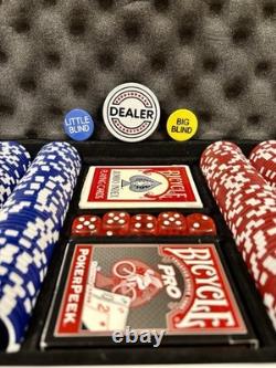 500 Ultimate 14g Poker Chip Set with Aluminum Case, Bicycle Cards & Dice 500 Ultimate 14g Poker Chip Set with Aluminum Case, Bicycle Cards & Dice