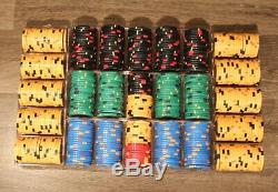 500 X Aviation Club de France (ACF) Céramique poker set Token Paulson Chips