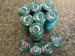 500 chip set of Paulson poker chips from a cruise ship casino