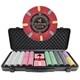 500-count Jupiter Club 43mm Oversize Casino Clay Poker Chip Set