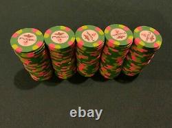 500 ct Paulson Pharaohs Casino Poker Chip Set No Denomination
