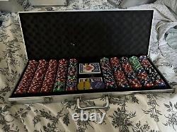 500 piece poker chip set, Multiple Sets! Will Sell Together Or Separately