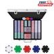 500PCS Complete Poker Chip Set in Aluminum Case Perfect for Family Game Nights