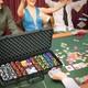 500PCs 14 Gram Poker Chips Set with Aluminum Case Playing Cards
