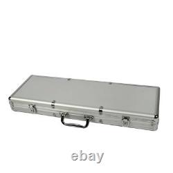 500ct. Count Poker Set 14g Clay Poker Chips Set with Aluminum Case Las Vegas