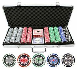 500pc 11.5g Casino Ace Poker Chips Set