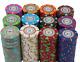 500pc 13.5g Clay Designer Mint Poker Chip Set/No Case