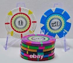 500pc 13.5g Clay Designer Mint Poker Chip Set/No Case